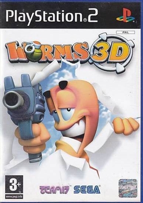Worms 3D - PS2 (Genbrug)